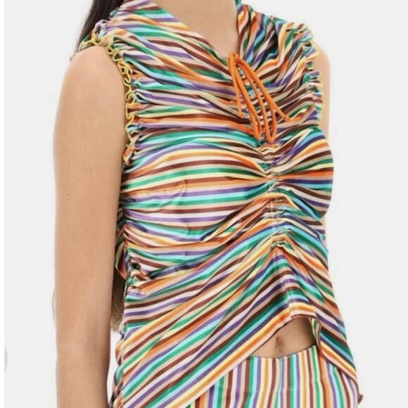 Siedres Iza Top in Mutlicolor Rainbow Size US 8 - Picture 4 of 8